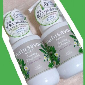 *ナチュサボン*泡ボディウオッシュポンプボトル×2本セット〈香りが変化する〉ソフティモ