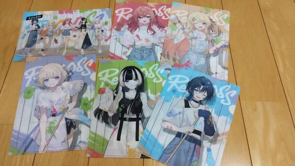 ReGLOSS リグロス クリアファイル全6種コンプリート 計6枚