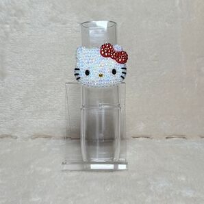 511 iQOS アイコス ケース ストーンデコ クリア キティ レッド 赤