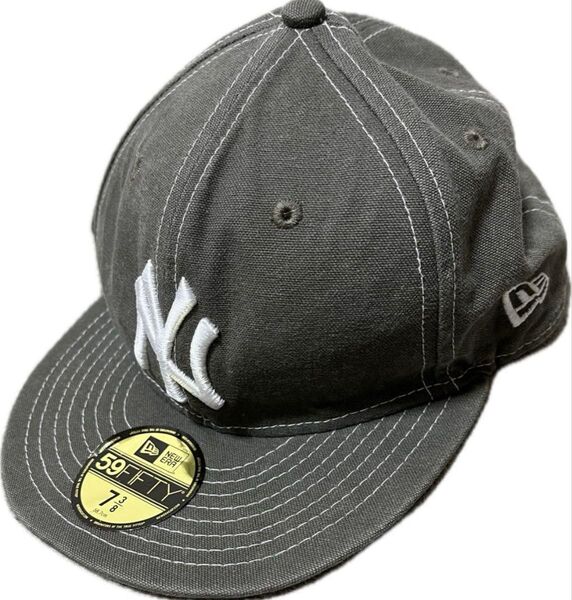 NEW ERA ニューヨーク・ヤンキース キャップ 59FIFTY グレー 7 3/8
