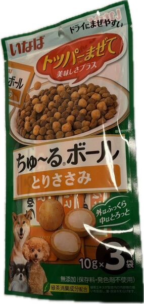 犬用 いなば ちゅ~るボール とりささみ
