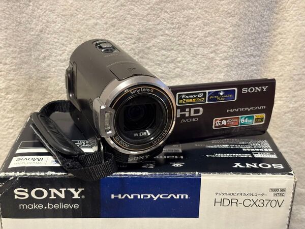 SONY HDR-CX370V AVCHD 64GB デジタルビデオカメラ ハンディカム