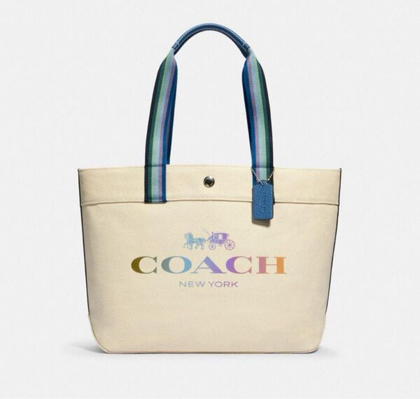 新品未使用*COACH コーチ トートバッグ トート ウィズ コーチ*