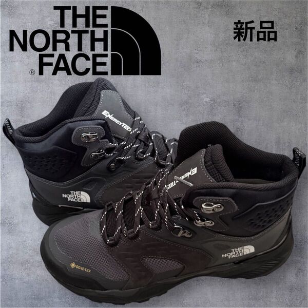 THE NORTH FACE ノースフェイストレッキングシューズ ブラック 27cm ゴアテックス NS95P53A