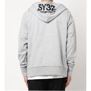 SY32 by SWEET YEARS ジップアップ パーカー グレー L