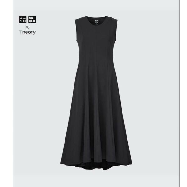 UNIQLO × Theory ノースリーブロングワンピース Lサイズ