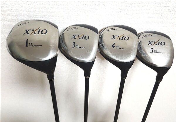 XXIO ゴルフクラブ 4本 ゼクシオ T WIN AX-SOLE MP-200 FLEX R ドライバー フェアウェイウッド