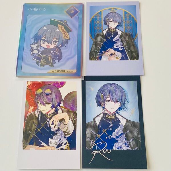 にじさんじ チェキ風カード 箔押しサイン入り Dytica2ndAnniversary 小柳ロウ