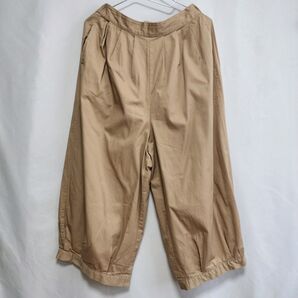 サマンサモスモス イージー ワイド パンツ オークル