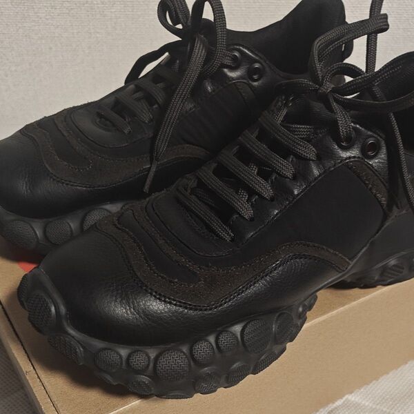 PELOTAS MARS camper カンペール スニーカー 黒 レザー 41 26.0 ブラック シューズ 靴