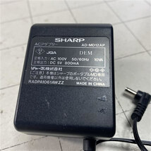 SHARPシャープ ポータブルMDプレーヤー用ACアダプター AD-MD12AP_画像2