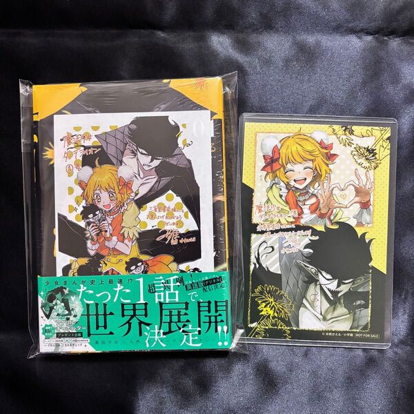 魔法少女ダンデライオン 1巻 三省堂書店 ペーパー付 特典 未来屋書店特典 イラストカード