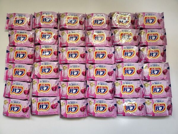 入浴剤花王バブ1種類36錠 ローズハーモニーの香り