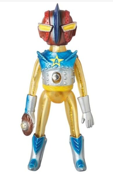 ウルトラアクションボーイ アストロミュー5 サタンエース ソフビ フィギュア ビンテージ 新品