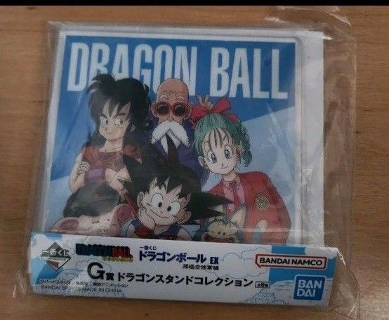 ドラゴンボールEX 一番くじ G賞 ドラゴンスタンドコレクション アクスタ 孫悟空 修行編 ウーロン ブルマ 悟空 亀仙人
