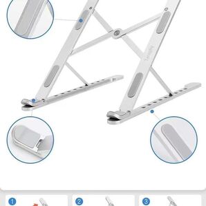 ノートパソコンスタンド PCスタンド タブレットスタンド 折り畳み式