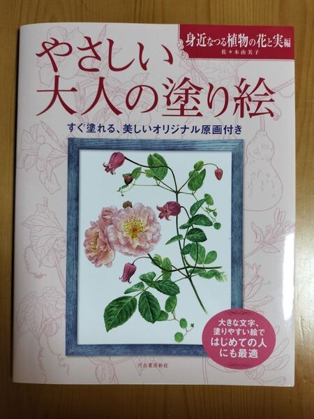 やさしい大人の塗り絵 身近なつる植物の花と実編