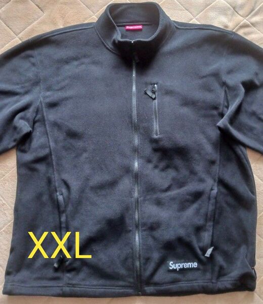 Supreme 22fw Polartec Zip Jacket Black XXL