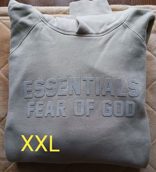 ESSENTIALS FEAR OF GOD プルオーバーパーカー XXL スモーク