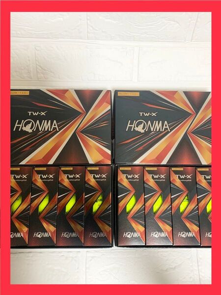 HONMA ホンマ TW-X イエロー 2ダース(24球)