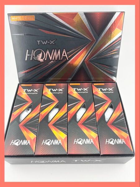 HONMA ホンマ TW-X ホワイト 1ダース(12球)