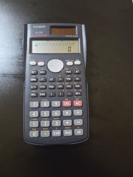 CASIO fx-290 S-V.P.A.M. 関数電卓 ブラック