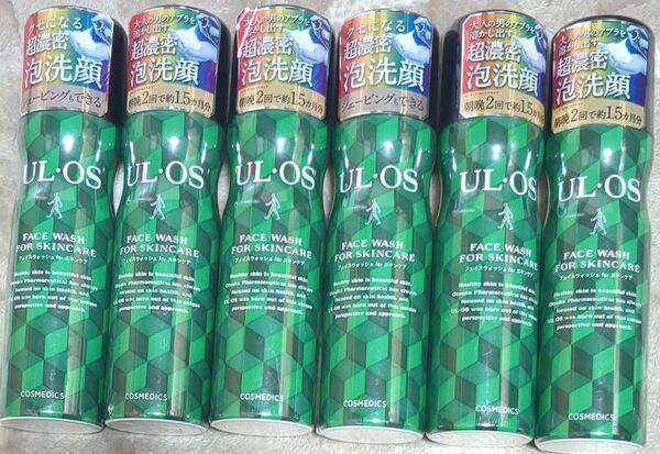 ウルオス フェイシャルウォッシュ (洗顔料) 100g×6本 大塚製薬