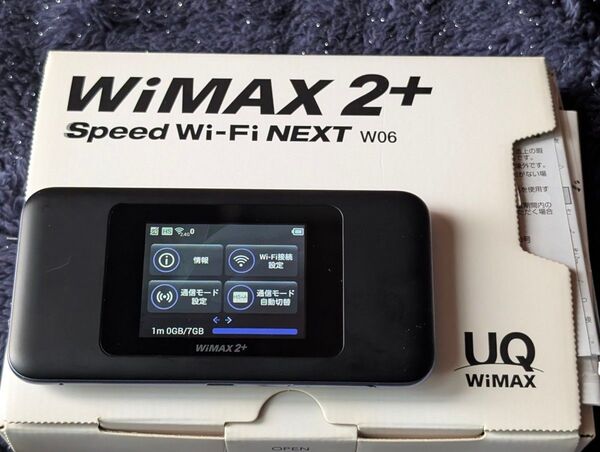 UQ wimax Speed Wi-Fi NEXT W06 モバイルルーター