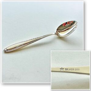 ホシエス刻印 シルバー950 スプーン ギンザタナカ 田中貴金属 GINZA TANAKA
