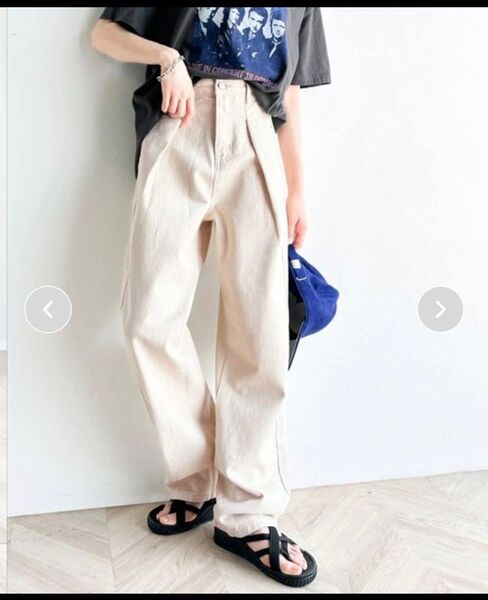 クラシカルエルフ ワイドデニム デニム デニムパンツ ハイウエストデニム ワイドパンツ S
