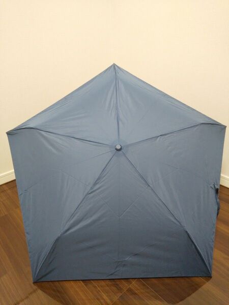 軽ブレラ晴雨兼用折たたみ傘 55cm インディゴ UVカット軽量コンパクト 日傘