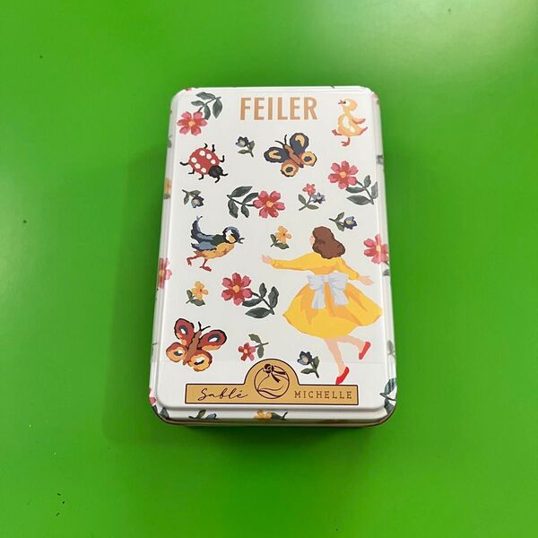 FEILER サブレ サブレミシェル×フェイラー クッキー缶 ハイジ 空缶