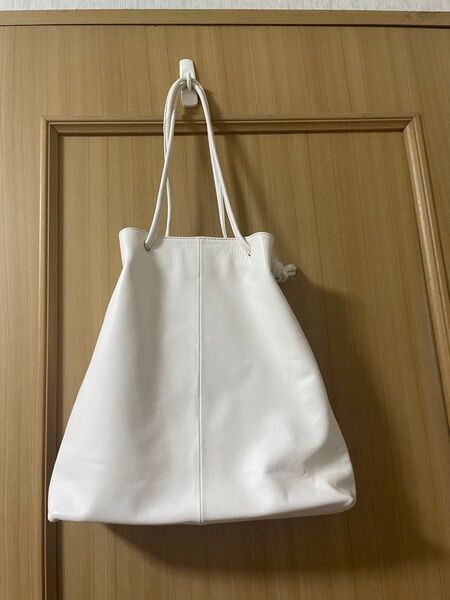 【未使用】collex 2WAYレザートートバッグ オフホワイト