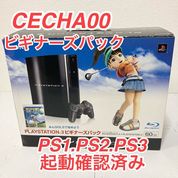 SONY PS3 60GB CECHA00 みんなのゴルフ ビギナーズパック