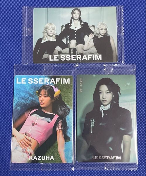 Le Sserafim CRAZY ウエハースカード 3枚