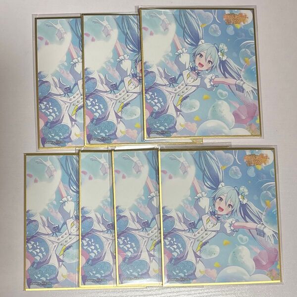 プロセカ ミニ色紙 初音ミク 特訓後 モモジャン 43C 7点