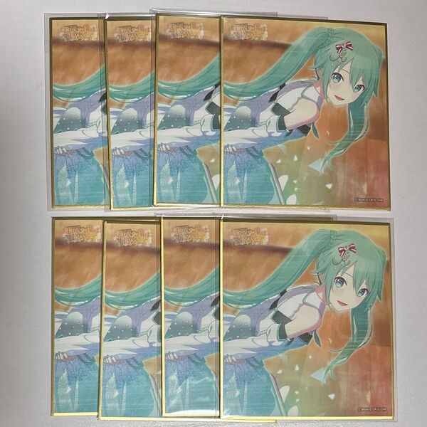 プロセカ ミニ色紙 初音ミク 特訓前 モモジャン 43C 8点