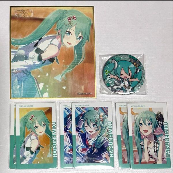 プロセカ 初音ミク モモジャン モモミク エピカ 色紙 缶バッジ まとめ売り