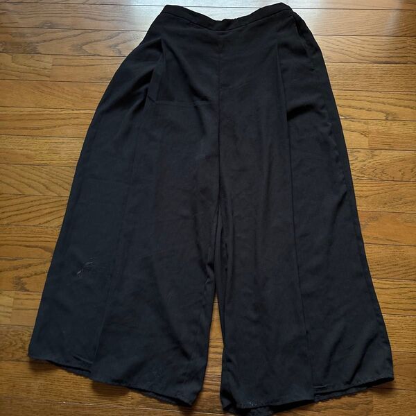 GU ワイドパンツ 黒 XL