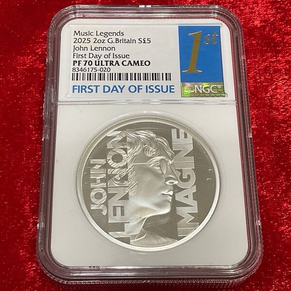 2025 JOHN LENON 生誕85周年記念 ミュージックレジェンド IMAGINE 2オンス FDOI 即日鑑定品 500枚
