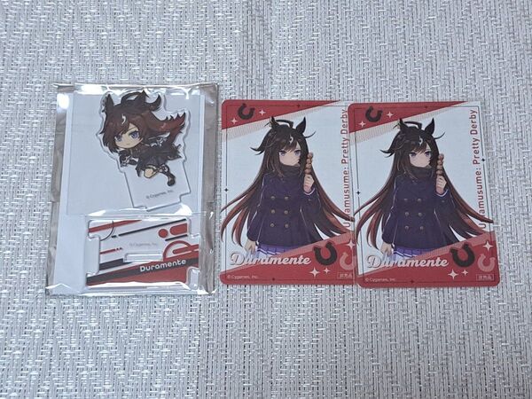 ウマ娘 ドゥラメンテ アクスタ アクリルスタンド クリアカード セブンイレブン