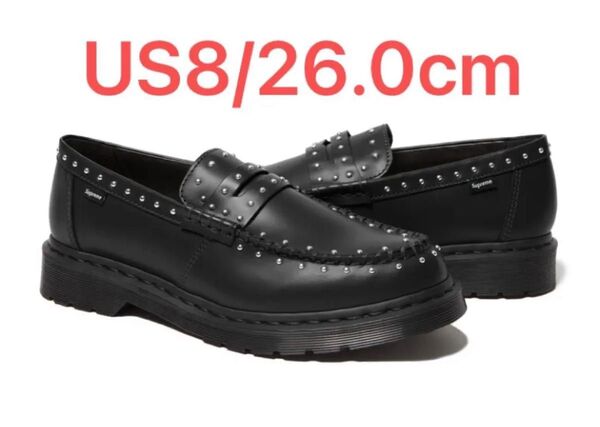 Supreme/Dr. Martens Studded Penton Loafer US8 26.0cm