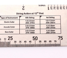 ステンレス 弦楽器製作ゲージ ギター 定規 製作ツール　サイズカラー選択なし　TK-0072_画像7