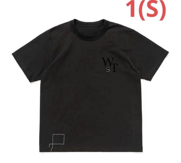 Sacai × WTAPS Flock Print T-Shirt Black