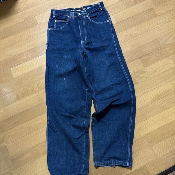 DOG TOWN デニムパンツ メンズ ワイド バギーパンツ 古着