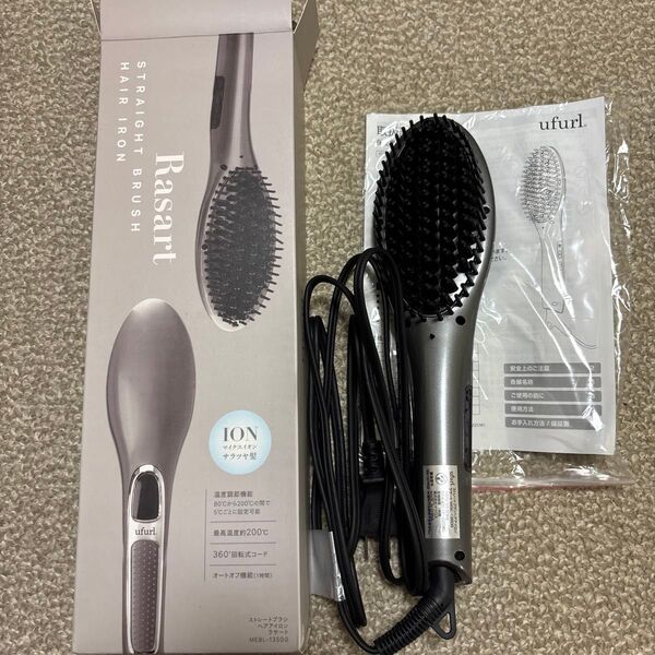 1〜2回程度の使用です。 ufurl ストレートヘアアイロンブラシ ラサート MEBL-13500