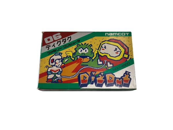 ディグダグ ファミコン ナムコ FC 軽く清掃済み 動作確認済み ファミコンソフト