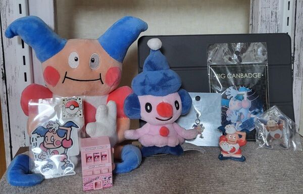 ポケモンセンターfit マネネ バリヤード バリヤード大ぬいぐるみ 缶バッチ シール ぬいぐるみ