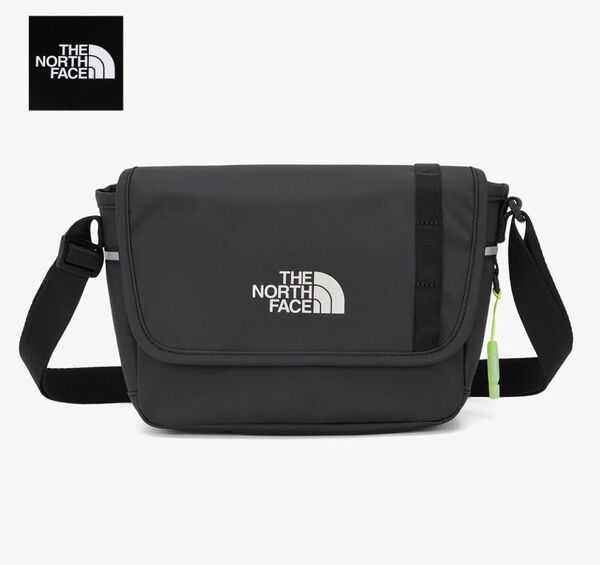 新品未使用 THE NORTH FACE ノースフェイス キッズ フラップ クロスバッグ ショルダー 小物収納 ブラック 海外限定