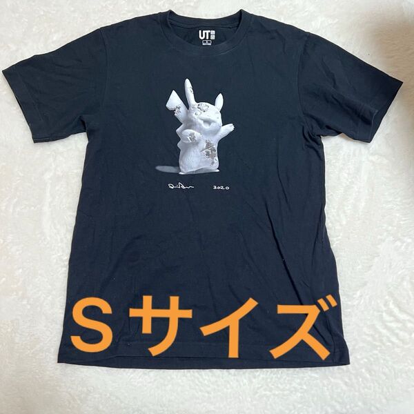 ユニクロ ポケモンUT ダニエルアーシャム コラボTシャツ 黒 Sサイズ